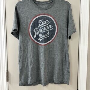 Zac Brown Band 2018 Tour Gray T-Shirt